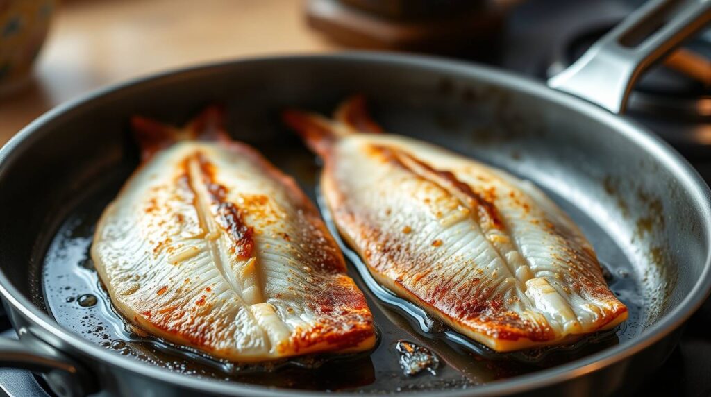 Image comparing refrigerator and cold water thawing methods for frozen pickerel fillets.