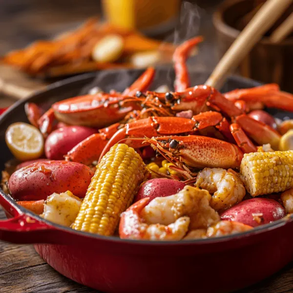 Thickened Seafood Boil with Shrimp and Crab Legs