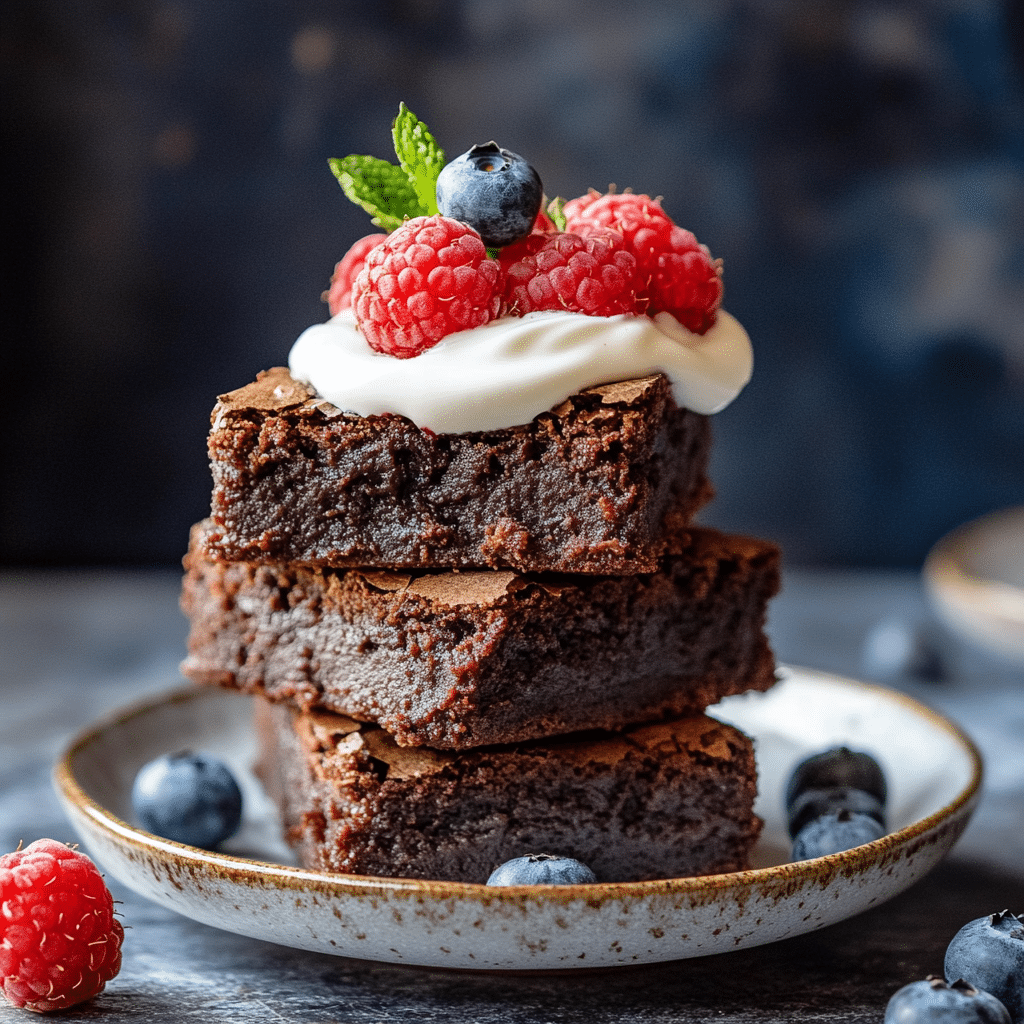 serving ideas for protein brownie recipe