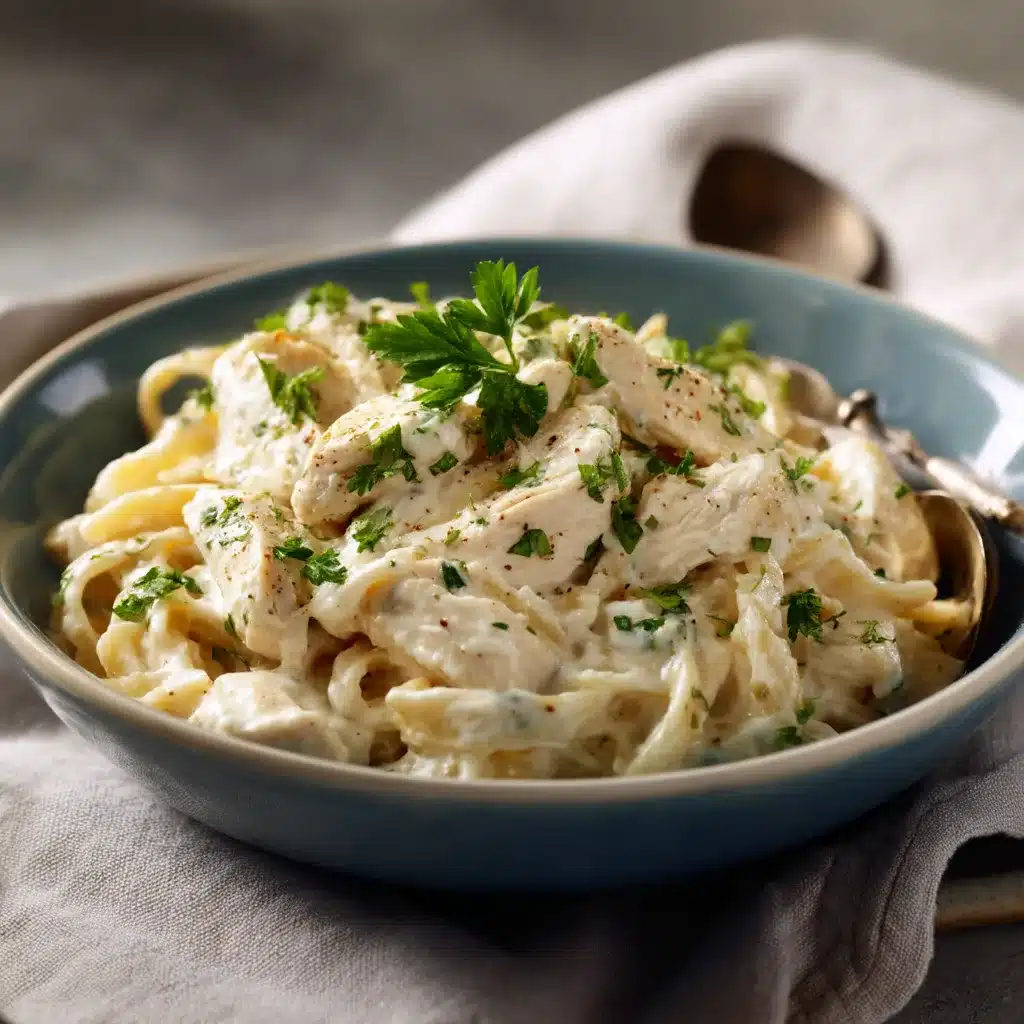 crockpot chicken alfredo recipe
