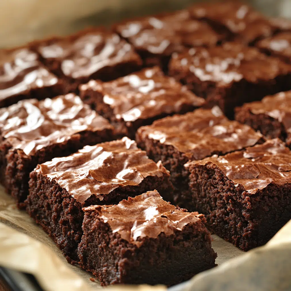 Fudgy protein brownies cut into squares for an easy high protein desserts recipe