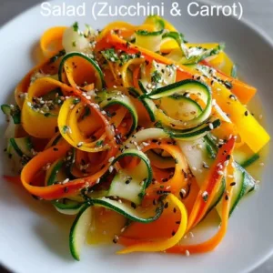 Ribbon Zucchini & Carrot Salad with Sesame Vinaigrette — Ready in Just 10 Minutes